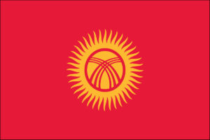 KYRGYZSTAN FLAG