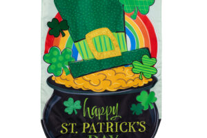 END OF THE RAINBOW [APPLIQUE HOUSE BANNER]