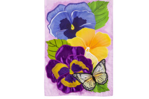 PANSY & BUTTERFLY [APPLIQUE]