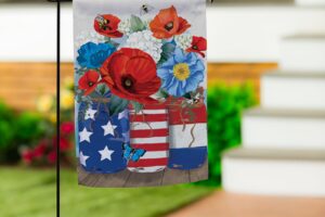 RWB JARS [SATIN GARDEN FLAG]