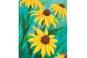 BLACK-EYED SUSIES [SATIN FLAG]