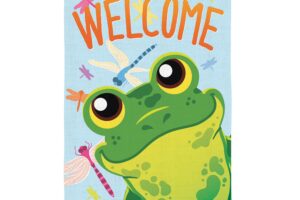 FRIENDLY FROG [BURLAP]