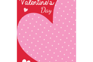 HAPPY VALENTINE'S DAY [APPLIQUE HOUSE BANNER]