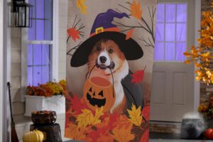 CORGI FALL [SATIN HOUSE BANNER]